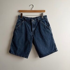 Vintage WRG Jeans Co. Denim Carpenter Shorts – Relaxed Fit | Size 16 Husky